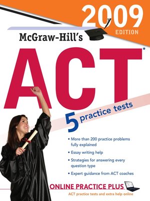 cover image of McGraw-Hill's ACT, 2009 Edition